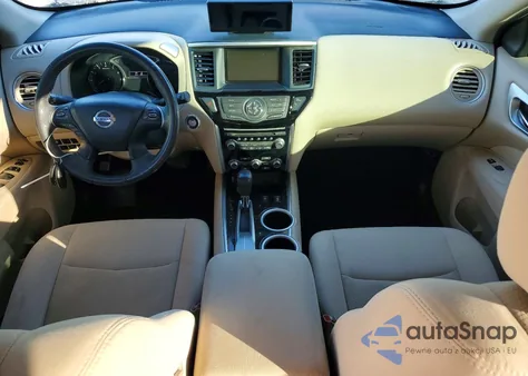 2016 Nissan Pathfinder S z USA, uszkodzony, nr VIN 5N1AR2MN0GC614255